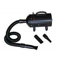 Portable grooming dryer on casters
