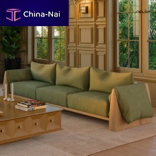 Contemporary sofa Dudleyfabricleathergray
