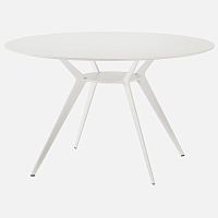 Contemporary table BIPLANE / 402 wood veneerlacquered MDFmarble