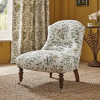 Contemporary armchair MUNRO fabricwoodenupholstered