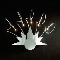 Contemporary wall light HALF FAAL 5indoorchromefixed