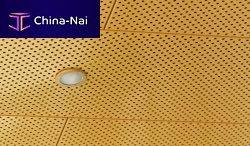 Sound-absorbing sandwich panel honeycombaluminum facingfor false ceiling