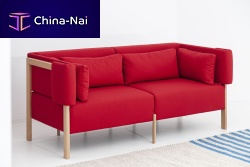 Contemporary sofa COD fabricgrayblack