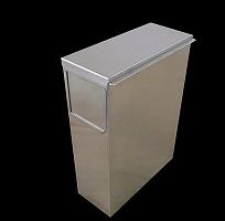 Aircraft cabin waste bin floor-mountedrecycling