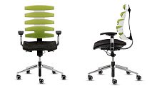 Contemporary chair SITAGWAVEfabricon casterswith armrests