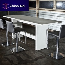 Contemporary high bar table ASSAGIOsolid woodconcreterectangular