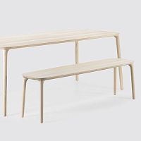 Contemporary bench ELLEoaksolid woodash