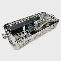Surgical instrument sterilization tray perforatedstainless steelautoclavable