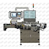 PLC-controlled labeling machine for bottlessidefor the pharmaceutical industry