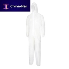 Unisex protective coveralls SPFH035disposablewhite