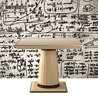 Contemporary table ORMOglassfeltmetal base