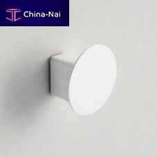 Contemporary coat hook GEOMETRICIaluminumpowder-coated steelbrass