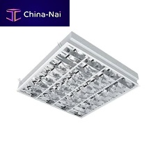 Recessed ceiling light fixture PARABOLELEDsquareIP54