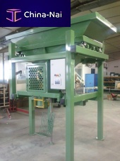 Vertical bagging machine semi-automaticfor powders