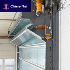 Roll-up industrial door COMPACTsectionalfoldingmetal