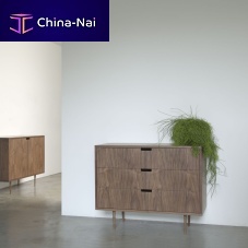 Contemporary chest of drawers ERROLAmerican walnutnot specified