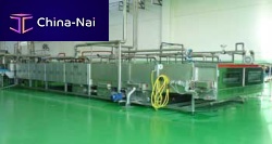 Pasteurizer for the food industry continuous