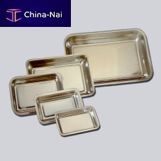 Stainless steel instrument tray