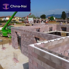 Concrete shuttering block BIOPLUS®for wall