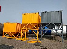Cement silo for precast concrete