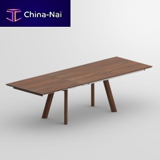 Extending table RHOMBI BUTTERFLYcontemporaryoaksolid wood