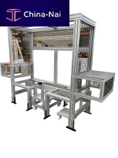 Modular machine frame for linear applicationcolumn typefor robotic applications