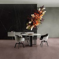 Contemporary chair LAP 4054indoorfabricmetal base
