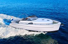 Inboard express cruiser 37 Loungeopensportaluminum