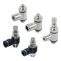 Volumetric flow regulator NSC seriespneumaticfor compressed air