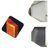 Roll up door stainless steelfireproofglass