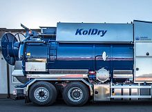Vacuum dewatering system KOLDRYsludge