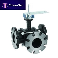 Ball valve VBF3 series electrically-actuatedfor controlmixing