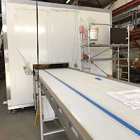 Fruit cooling tunnel for vegetablesfor meat