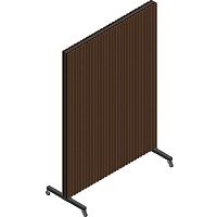 Removable partition SPACE DECOR SILENCEwoodenMDFpolyester