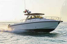 Outboard walkaround Silver Craft 32WAtwin-engineopendual-console