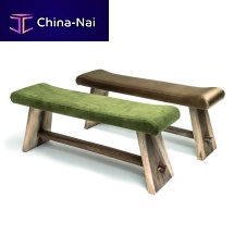 Contemporary upholstered bench SAMMYfabricteakgreen