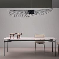 Contemporary table Duboaklacquered MDFtempered glass