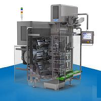 Vertical bagging machine ALFA FLEXIautomaticstick packfor the pharmaceutical industry
