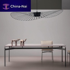 Contemporary table Duboaklacquered MDFtempered glass
