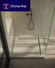 Square shower base QURUM CARRARAraisednatural stonemarble