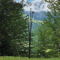 Urban lamp post REANUZZAgardencontemporarystainless steel