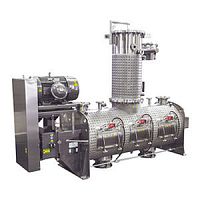 Plowshare mixer fluidized bedbatchhorizontal