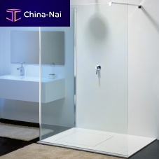 Walk-in shower cubicle MR-2glasswith hinged doorrectangular