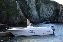 Outboard center console boat 6257-person max.sundeck