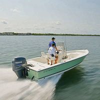 Outboard bay boat 21 Baycenter consolesport-fishing7-person max.