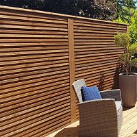 Fence with panels VILLANDRYresidentialcommercialwooden