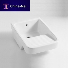 Wall-mounted laundry sink HEAVY DUTYceramic