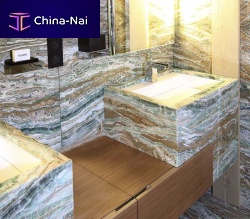 Bathroom tile ONICE SMERALDOwallfor floormarble