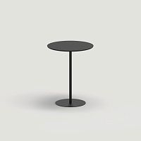 Contemporary high bar table BASICmelaminesteel baseround