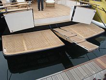 Teak grating per plancette di poppa